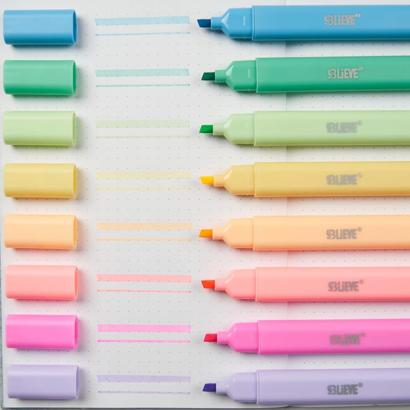Believe - Aesthetic Bible Highlighters No Bleed Through Assorted Colors, Cute Highlighter Dual Tip For Journaling Supplies And School Accessories, Bible Highlighters And Pens No Bleed (VIBRANT) - Image 3